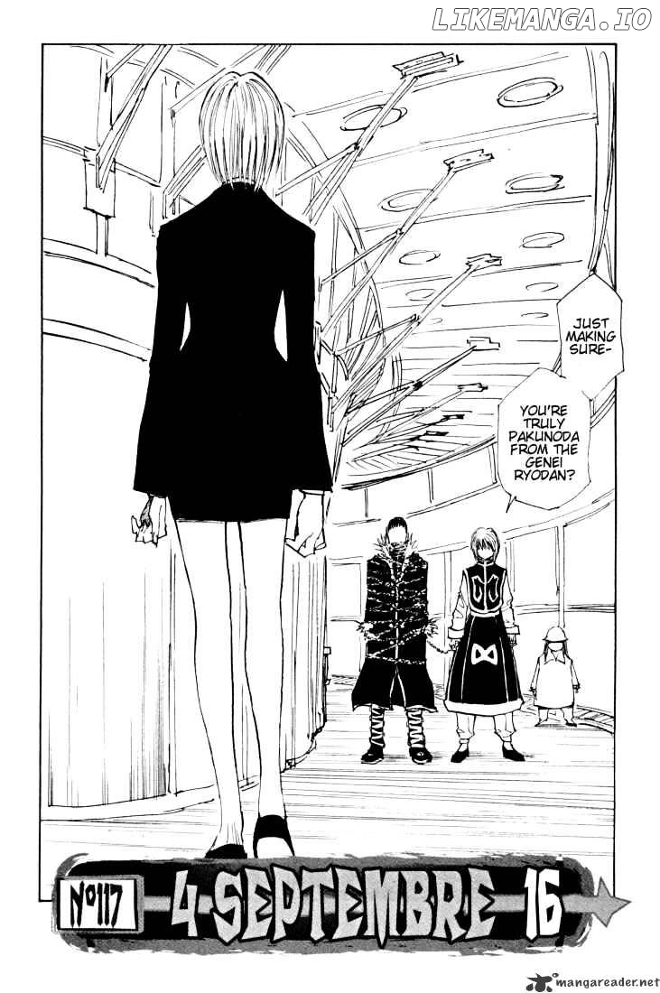 Hunter x Hunter, Chapter 117 image 02